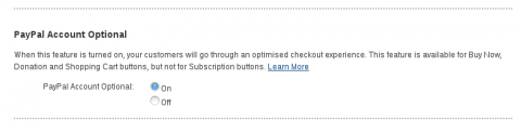 PayPal Account Options Image