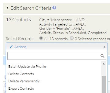 Exporting from CiviCRM Search